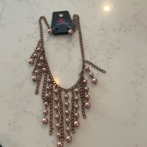 Necklace and earrings set